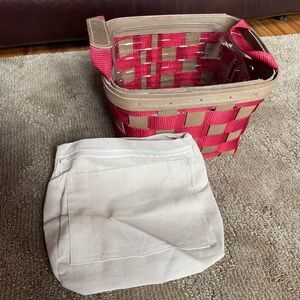 Longaberger basket 
Like Brand New!
One flaw shown in picture